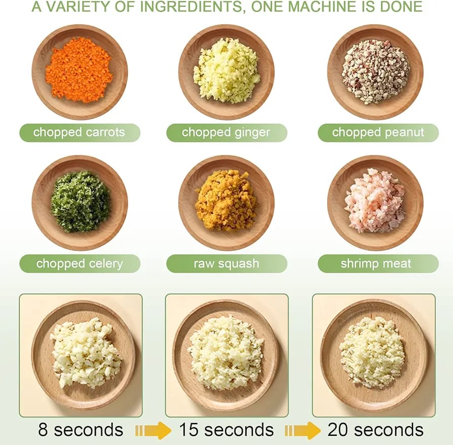 4 in 1 Handheld Electric Vegetable Cutter