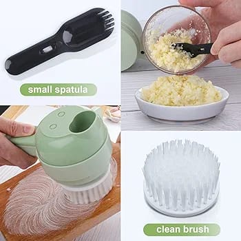 4 in 1 Handheld Electric Vegetable Cutter