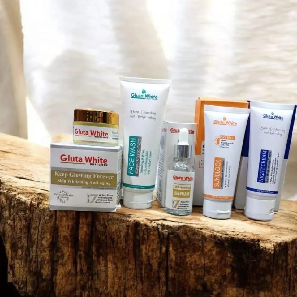 Gluta White 5 in 1 Complete Brightening Skincare Kit