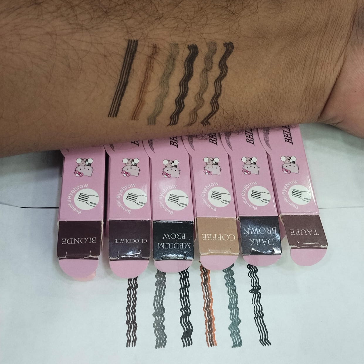 Belenda Beauty 4 Tip Waterproof Eyebrow Pen