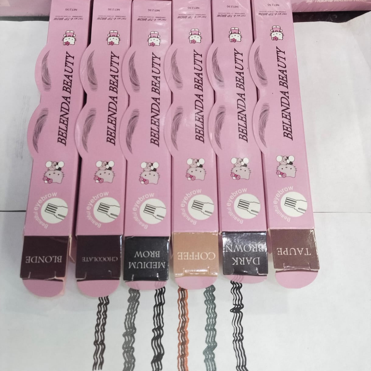 Belenda Beauty 4 Tip Waterproof Eyebrow Pen